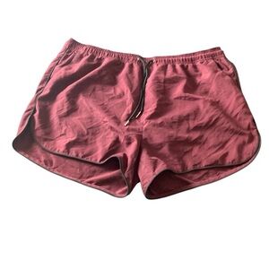New Look Maroon Athletic Running Shorts Extra Large